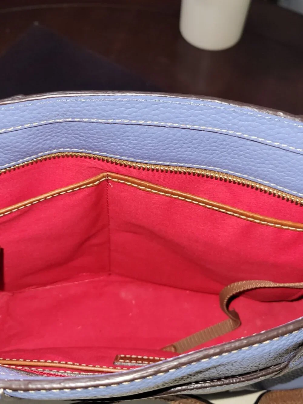 Dooney & Bourke  Small Lexington Shopper - Blue (Jeans)  [HL Item #HL10]